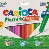 Carioca Jumbo &amp;uuml;&amp;ccedil;gen Yıkanabilir Pastel Boya 12'li