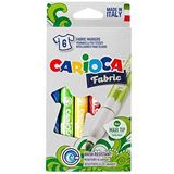 Carioca Kumaş Keçeli Boya Kalemi Maxi 6'lı Çok Renkli