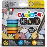 Carıoca Metalık Kecelı Kalem 6 Li