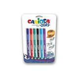 Carioca Oops Silinebilir Tükenmez Kalem 0,7 Mm 6 Renk 43037 Blister - Çok Renkli