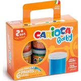 Carioca Parmak Boyasi 6 Renk 80 Ml Ko023