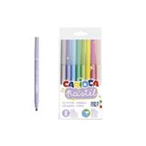 CARIOCA Pastel Süper Yıkanabilir Keçeli Boya Kalemi 8'li Kuru Boya Kalemi