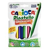 Carioca Plastello 12li Elleri Kirletmeyen Pastel Boya Çok Renkli