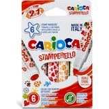 Carioca Stamperello Yıkanabilir Keçeli Kalemi 6’lı - Standart