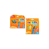 Carioca Teddy 6'lı Keçeli Kalem ve Bebek Yumuşak Pastel Boya 8'li