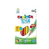 Carioca Tita Altıgen Jumbo Kuru Boya Kalemi 12’li 42789