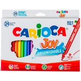 Carioca Yıkanabilir 24'lü Joy Keçeli Boya Kalemi