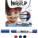Carioca Yüz Boyası 6 Gram 3 Renk Carnival 43050
