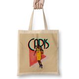 Caris Lever T Vintage Art - Legend Basketball Gift Bez Çanta Uzun Saplı - Açık Bej - 40 X 40