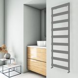 Carisa Alya Bath 0700*0475*05/MAT Eloksal/standart Bağlantı (Iki Yan Alt-Üst Çapraz)/alüminyum Havlupan/banyo Radyatörü - 700 x 475