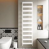 Carisa Alya Bath Yakıt Tasarruflu Premium Malzeme Alüminyum Havlupan Modern Tasarım Beyaz 192x50 Cm