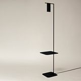 Carisa Axis Rio Modern Tasarım Lambader Aydınlatma - Minimalist Ve Mimari Dekoratif Led Lamba Siyah