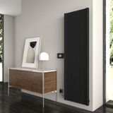 Carisa Boreas B Dikey Elektrikli Radyatör Modern Tasarım Siyah 180 x 55,5 cm