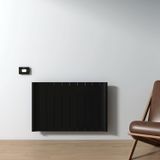 Carisa Boreas B Yatay Elektrikli Radyatör Modern Tasarım Siyah 60 x 92,7 cm