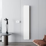 Carisa Boreas Flat Dikey Elektrikli Radyatör Modern Tasarım Beyaz 180 x 30 cm
