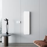 Carisa Boreas Flat Dikey Elektrikli Radyatör Modern Tasarım Beyaz 80 x 40 cm