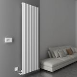 Carisa Boreas Hybrid S Dikey Elektrikli Radyatör Modern Tasarım Beyaz 180 x 55,5 cm