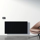 Carisa Boreas N Yatay Elektrikli Radyatör Modern Tasarım Siyah 60 x 111,3 cm