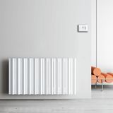 Carisa Boreas S Yatay Elektrikli Radyatör Modern Tasarım Beyaz 60 x 111,3 cm