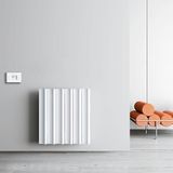 Carisa Boreas S Yatay Elektrikli Radyatör Modern Tasarım Beyaz 60 x 55,5 cm