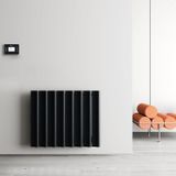 Carisa Boreas S Yatay Elektrikli Radyatör Modern Tasarım Siyah 60 x 74,1 cm
