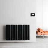 Carisa Boreas S Yatay Elektrikli Radyatör Modern Tasarım Siyah 60 x 92,7 cm