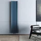 Carisa Burano Dikey Alüminyum Radyatör Modern Tasarım Antrasit 180 x 28 cm