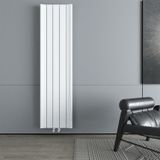 Carisa Burano Dikey Alüminyum Radyatör Modern Tasarım Beyaz 180 x 47 cm