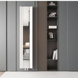 Carisa Burano Mirror Dikey Alüminyum Radyatör Modern Tasarım Beyaz 180 x 37,5 cm