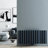 Carisa Burano S Yatay Alüminyum Radyatör Modern Tasarım Antrasit 60 x 123 cm