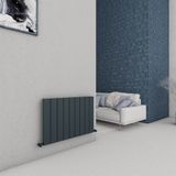 Carisa Chambord Yakıt Tasarruflu Premium Malzeme Alüminyum Radyatör 60X89,5Cm Kumlu Antrasit