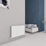 Carisa Chambord Yakıt Tasarruflu Premium Malzeme Alüminyum Radyatör 60X89,5Cm Kumlu Beyaz