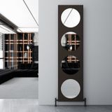 Carisa Circles Dikey Alüminyum Radyatör Modern Tasarım Pebble 180 x 47 cm