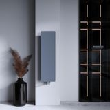 Carisa Croydon Dikey İnce Tasarım Çelik Radyatör Modern Tasarım Açık Gri 99 x 29 cm