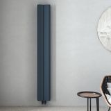 Carisa Curvy Dikey Alüminyum Radyatör Modern Tasarım Antrasit 180 x 24,5 cm