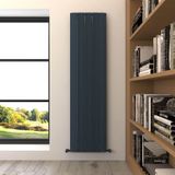 Carisa Dune Dikey Alüminyum Radyatör Modern Tasarım Antrasit 180 x 47 cm