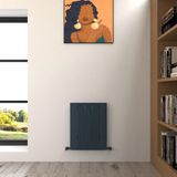 Carisa Dune Yakıt Tasarruflu Premium Malzeme Alüminyum Radyatör 60x47cm Kumlu Antrasit