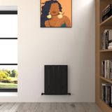 Carisa Dune Yakıt Tasarruflu Premium Malzeme Alüminyum Radyatör 60x47cm Kumlu Siyah