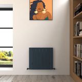 Carisa Dune Yakıt Tasarruflu Premium Malzeme Alüminyum Radyatör 60x66cm Kumlu Antrasit