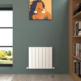Carisa Dune Yakıt Tasarruflu Premium Malzeme Alüminyum Radyatör 60x66cm Kumlu Beyaz