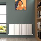 Carisa Dune Yatay Alüminyum Radyatör Modern Tasarım Beyaz 60 x 123 cm