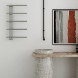 Carisa Elegans Paslanmaz Çelik Havlupan Modern Tasarım Ayna Polisaj 80x50 Cm