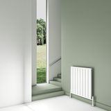 Carisa Elıte 0600*0730*09/RAL 9005 Kumlu Siyah/std.bağl.(Iki Yan Alt-Üst Çapraz)/alm.radyatör - 600 x 730