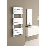 Carisa Elliptic Bath Alüminyum Havlupan 790 x 400 mm-6 Dilim Kumlu Beyaz