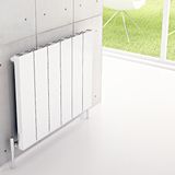 Carisa Elvıno 0960*0620*05/RAL 9016 Kumlu Beyaz/standart Bağlantı (Iki Yan Alt-Üst Çapraz)/alüminyum Radyatör - 96 x 62