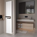 Carisa Elvino Bath Alüminyum Havlupan Modern Tasarım Beyaz 180x37 Cm