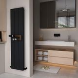 Carisa Elvino Bath Alüminyum Havlupan Modern Tasarım Siyah 150 x 37 cm
