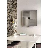 Carisa Keops Yatay Paslanmaz Çelik Radyatör Modern Tasarım Satine 70 x 70 cm