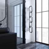 Carisa Link Dikey Paslanmaz Çelik Radyatör Modern Tasarım Ayna Polisaj 130 x 24 cm