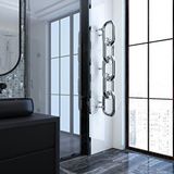 Carisa Link Dikey Paslanmaz Çelik Radyatör Modern Tasarım Ayna Polisaj 130x24 Cm